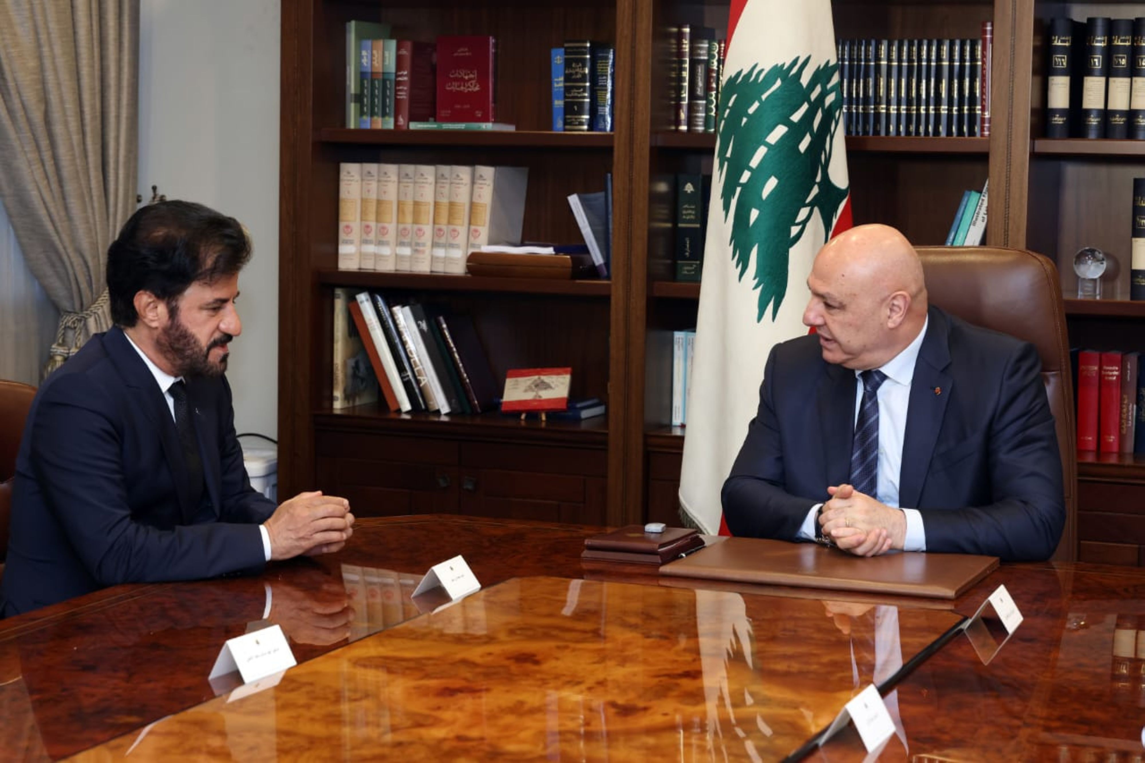 FIA President Mohammed Ben Sulayem meets Lebanese President Joseph Aoun to discuss shared motor sport priorities